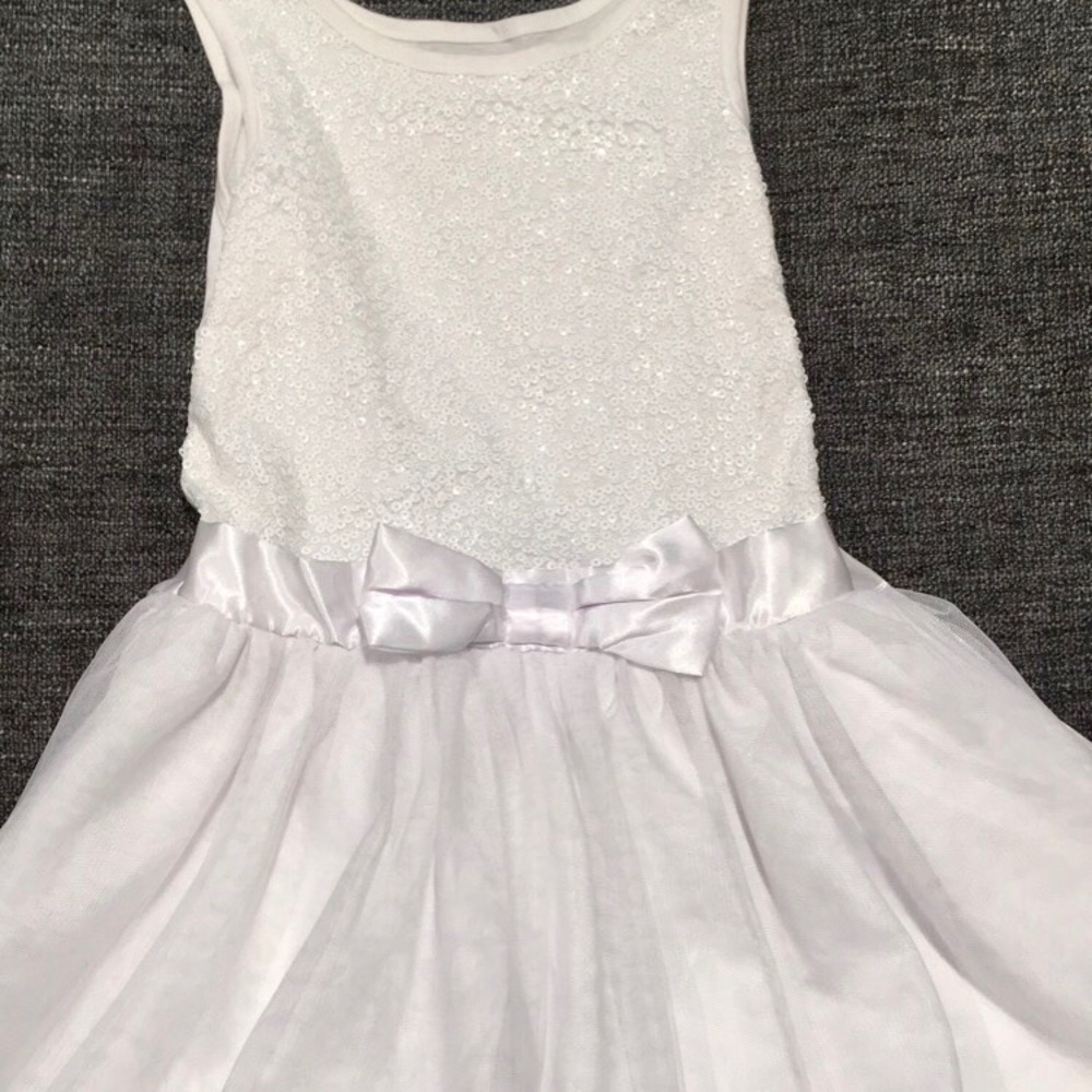 White Easter dress.